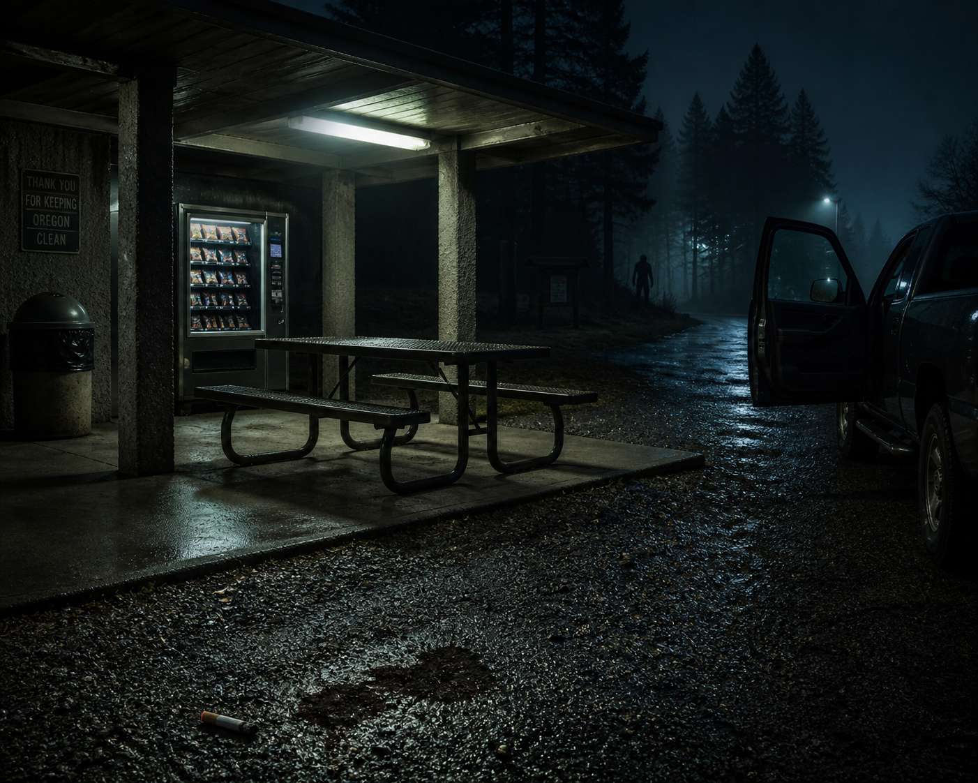 Bigfoot Saw Me Cry a Rest Stop